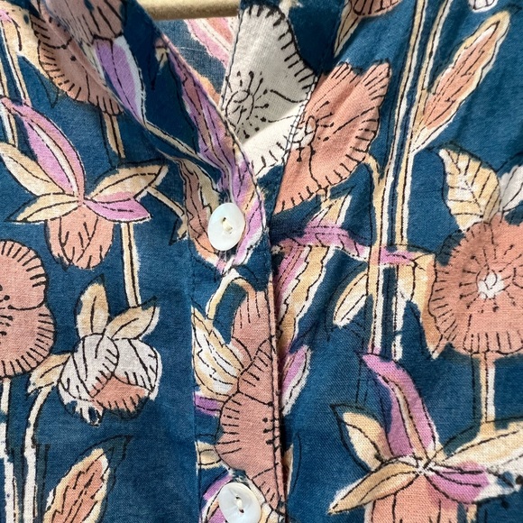 Perry Walker Tanya Maxi Dress Peacock Floral - Picture 6 of 9